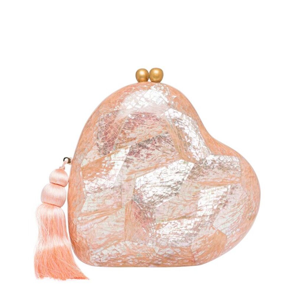 Rafé Love Shell Clutch, Pink